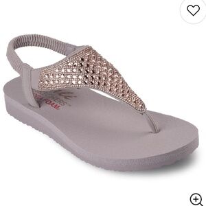 NWT Skechers Cali Meditation Rockstar flip flops